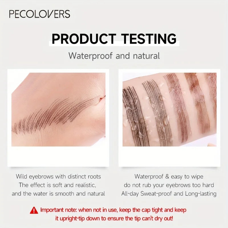 Wasserdichter Brauenstift – 4 Split Tip für natürliche Looks