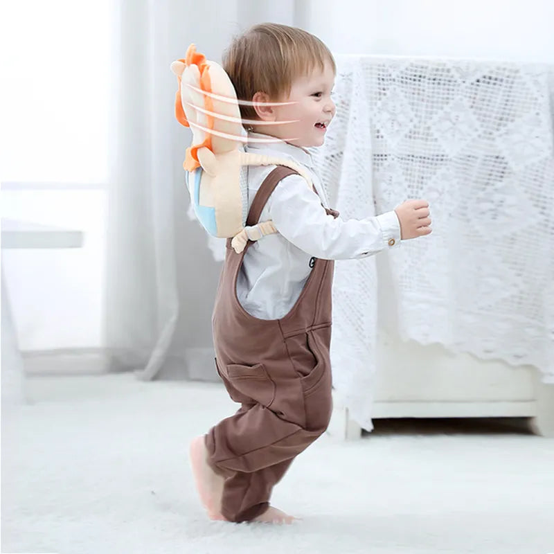 1-3T Kleinkind Baby Kopf Schutz Rucksack Kissen Sicherheit Pad Kissen Verhindern Verletzungen Cartoon Sicherheit Kissen Schützende kopfbedeckung