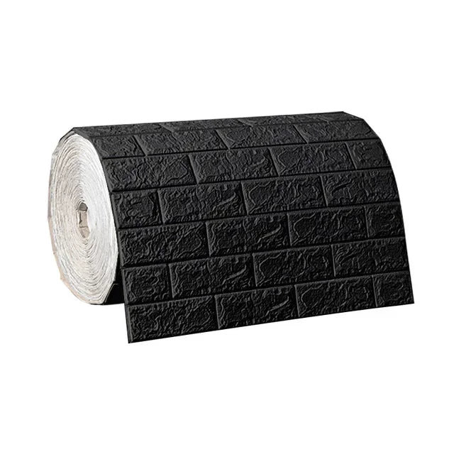 70 cm x 1/5/10 m 3D-Tapete, Dekoration, selbstklebend, antiker Schaumstoff, Ziegelstein-Tapete, Wohnzimmer, Schlafzimmer, wasserdichter 3D-Wandaufkleber