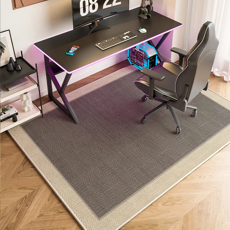 VIKAMA Drehbare Computerstuhlmatte, Schalldämmung des Gaming-Stuhls, Fußpolster für Schlafzimmer und Arbeitszimmer, Heimdekoration