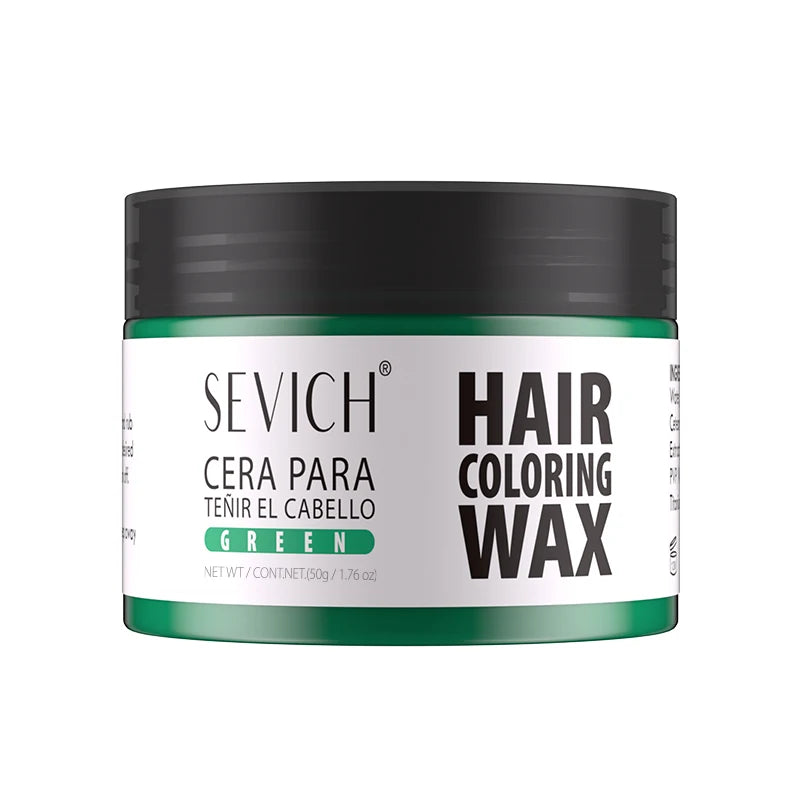 Sevich grünes Haarfärbewachs, 50g, temporäre DIY-Haarfarbe für Styling und Events, leicht auszuwaschen.