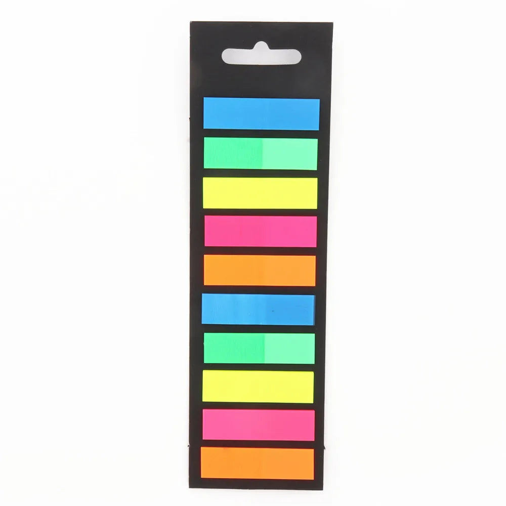 200 Blatt Farbe Haft notizen Notizblock Notizen Index transparente Post Aufkleber Lesezeichen Notizblock Schul büro Briefpapier Lieferungen