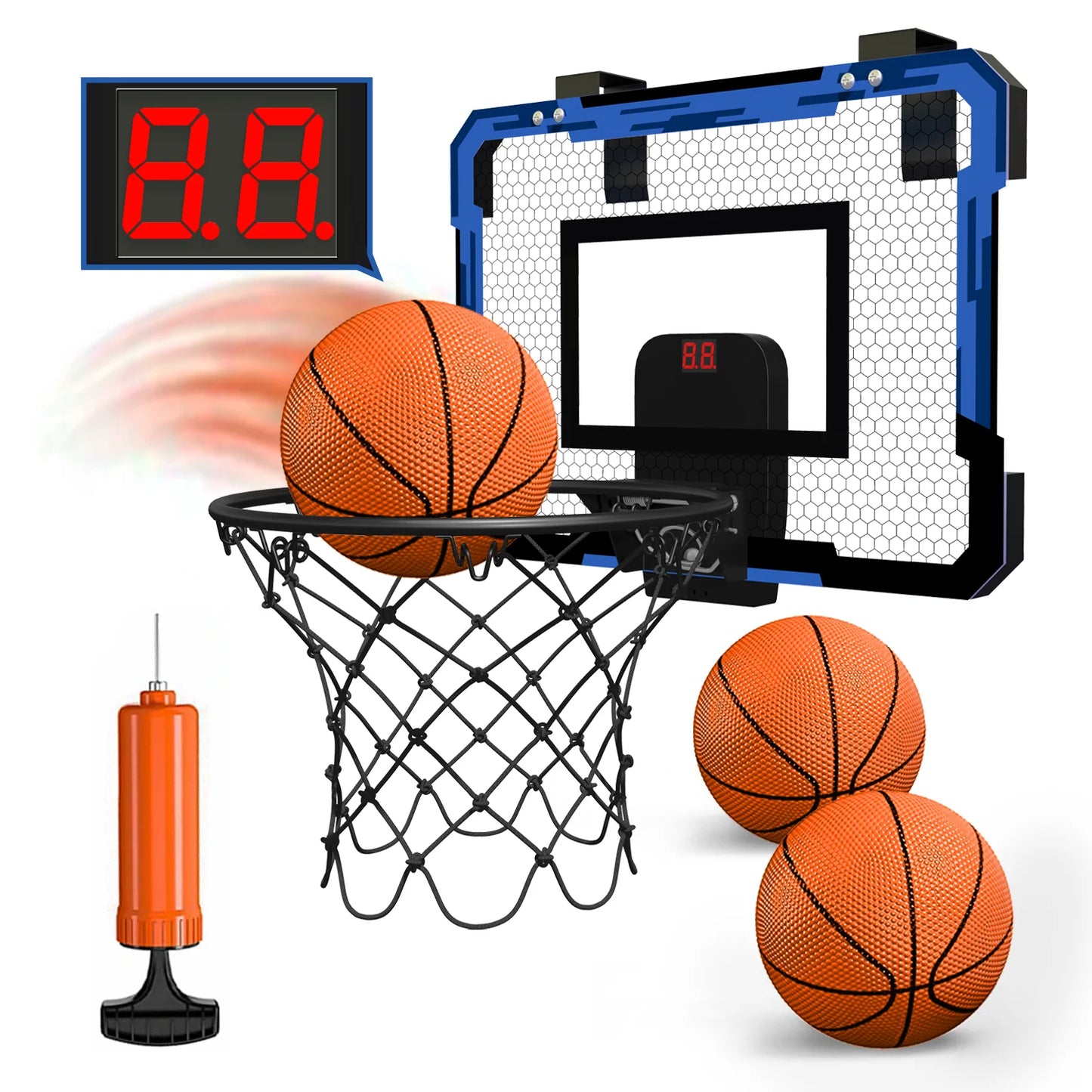 Ring Basketballkorb Wand-montiert Indoor Training Hause Kinder Basketball Spielzeug Mini Basketballkorb Set Für Kinder Spiele Im Freien