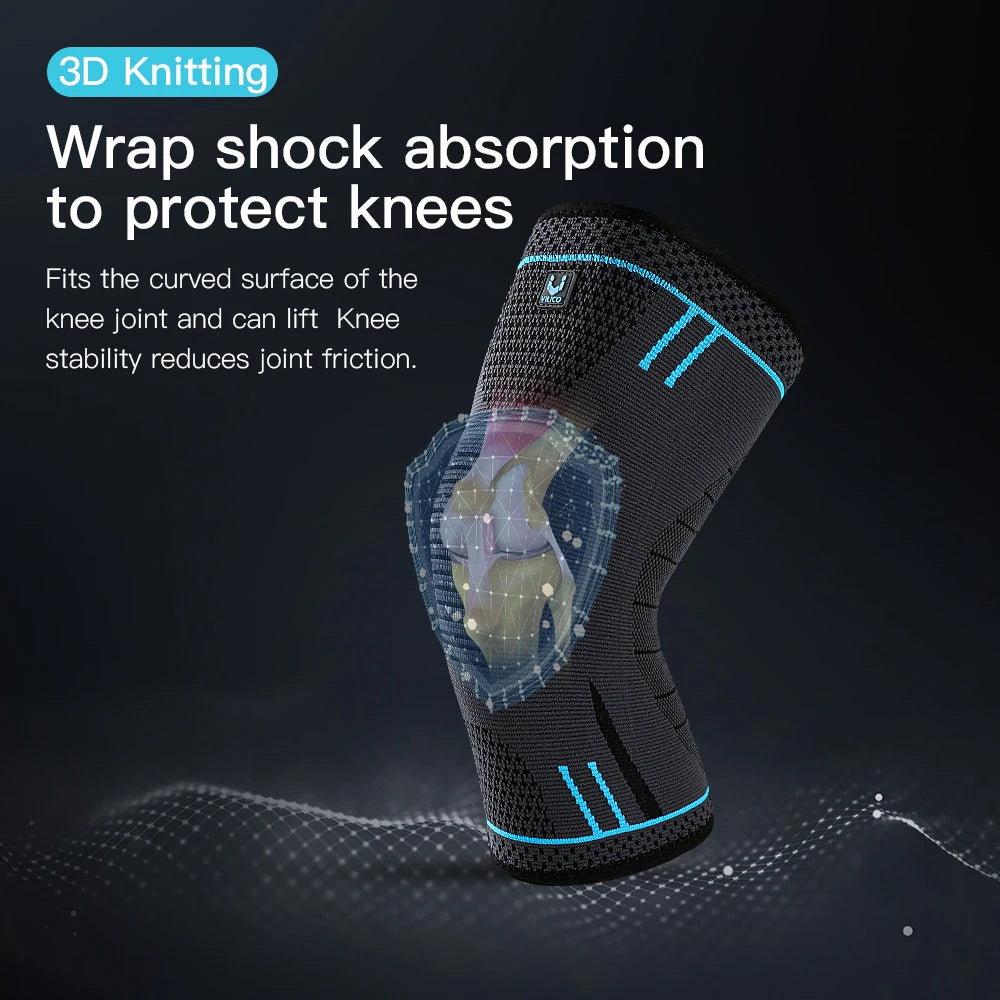 Fuxl Kompressions-Kniebandage – 1 Stück | Elastisch & Atmungsaktiv für Sport, Schmerzen & Stabilität im Knie