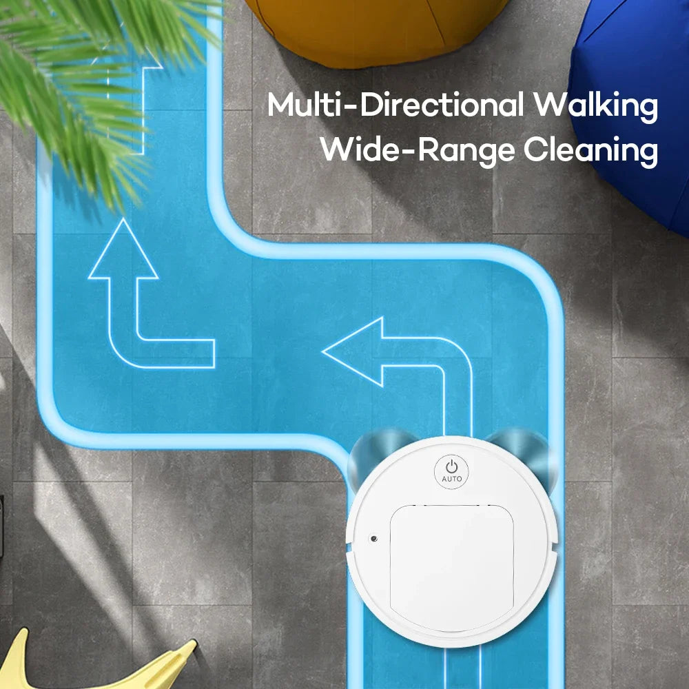 Intelligenter Kehrroboter 5 in 1, ultraleiser Staubsauger mit Fernbedienung, kabellose Wisch-Saug-Kehrmaschine für den Heimgebrauch - FUXL-Shopify