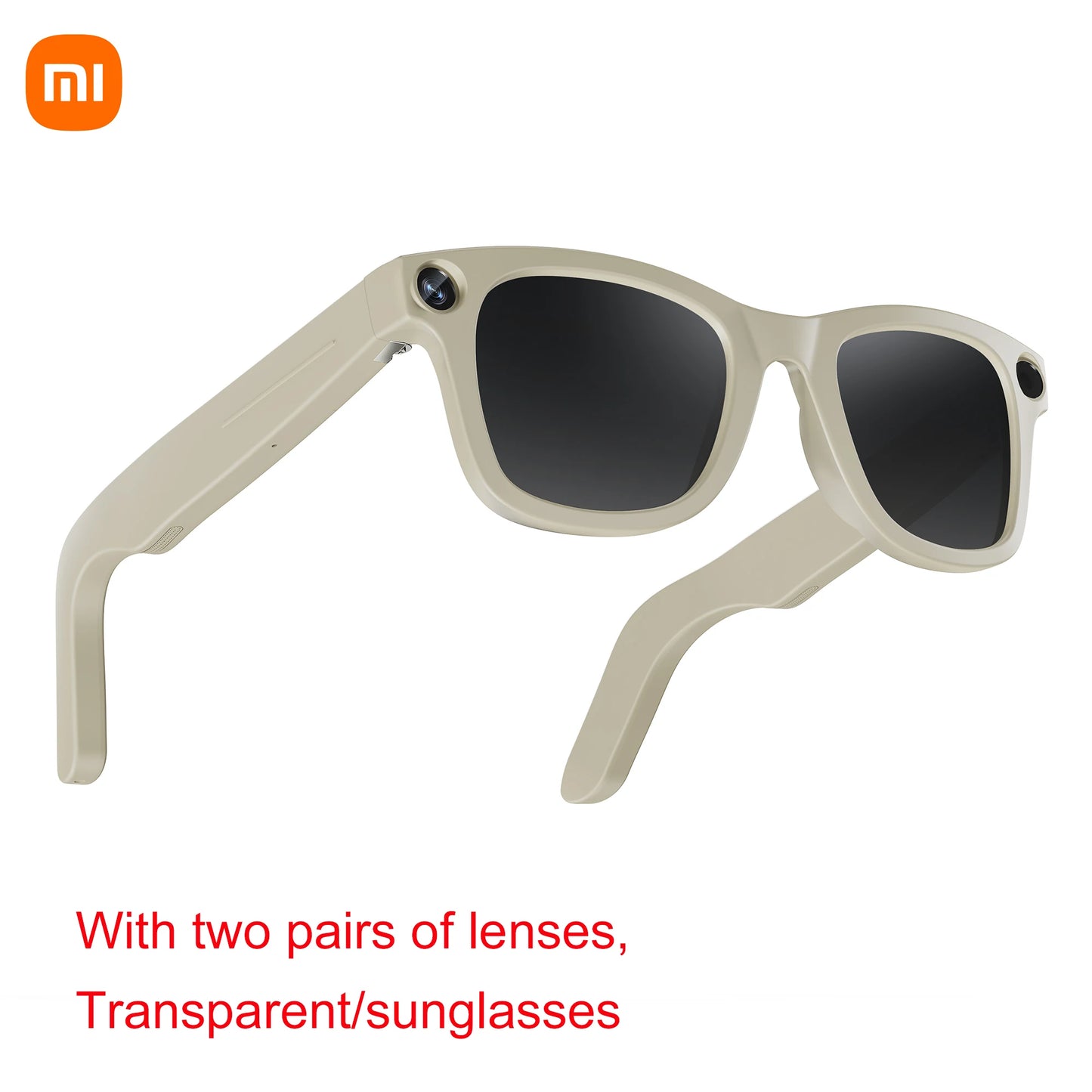 Xiaomi Mijia Smart AI Brille 800 W Pixel AI Schießen Kamera HD Foto Video Sprachanruf Übersetzung Wasserdichte Bluetooth Brille
