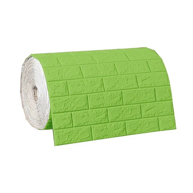 70 cm x 1/5/10 m 3D-Tapete, Dekoration, selbstklebend, antiker Schaumstoff, Ziegelstein-Tapete, Wohnzimmer, Schlafzimmer, wasserdichter 3D-Wandaufkleber