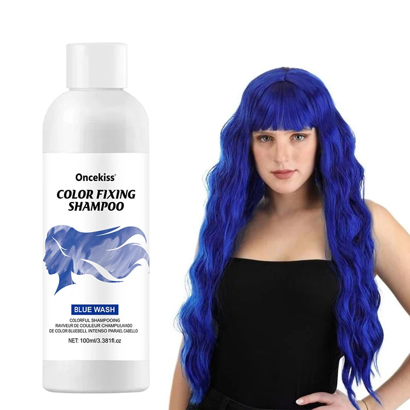 Farbglanz-Shampoo – Unsichtbare Pflege für semi-permanente Colorationen, schützt Kopfhaut & fixiert die Farbe mit reichhaltigem Schaum
