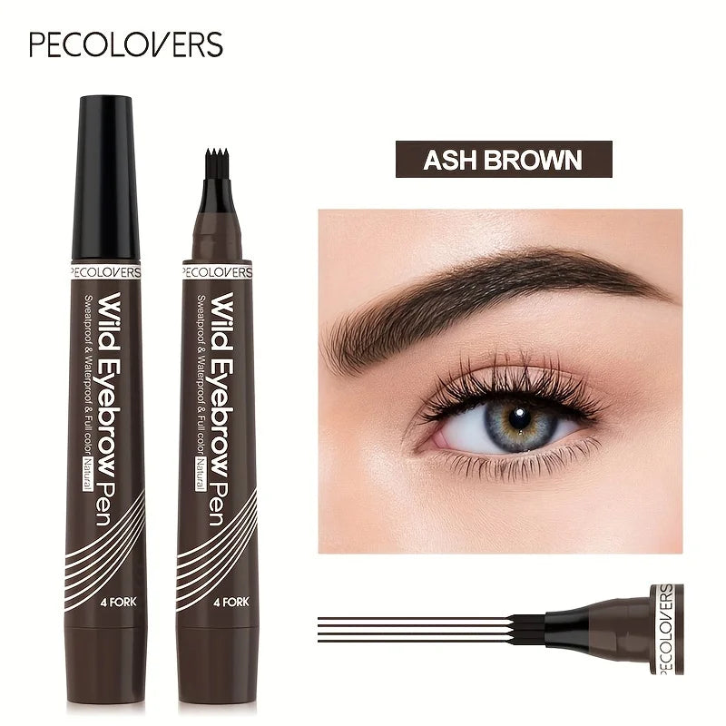 Wasserdichter Brauenstift – 4 Split Tip für natürliche Looks