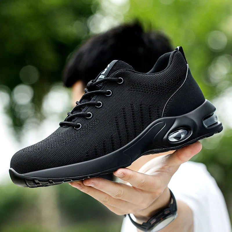 FUXL Sicherheitsschuhe Herren mit Stahlkappe – Leichte Work Sneakers für Industrie & Handwerk