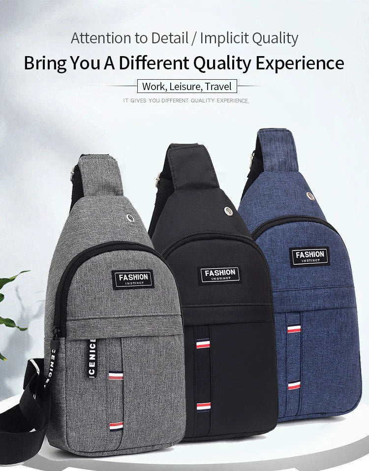 Wasserdichte Bauchtasche für Herren – Großes Fassungsvermögen, verstellbarer Gurt für Outdoor, Reisen, Laufen, Wandern & Radfahren