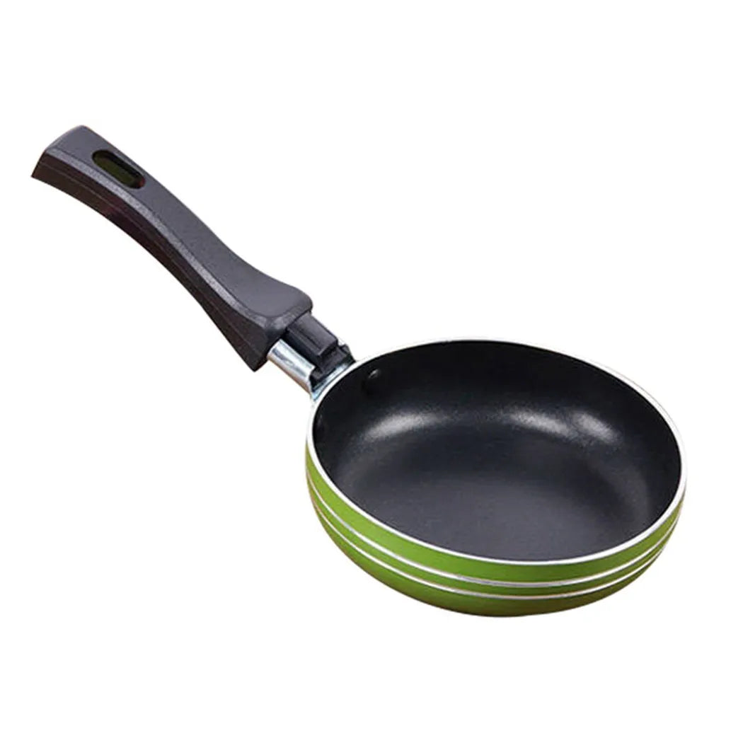 12 cm/14 cm/16 cm Mini Bratpfanne Antihaft-Stahl Bratpfanne Topf Topf Zufällige Farbe für Kochgeschirr Küche Kochgeschirr