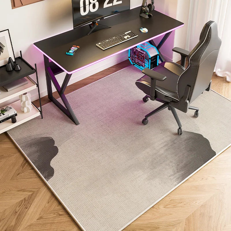 VIKAMA Drehbare Computerstuhlmatte, Schalldämmung des Gaming-Stuhls, Fußpolster für Schlafzimmer und Arbeitszimmer, Heimdekoration