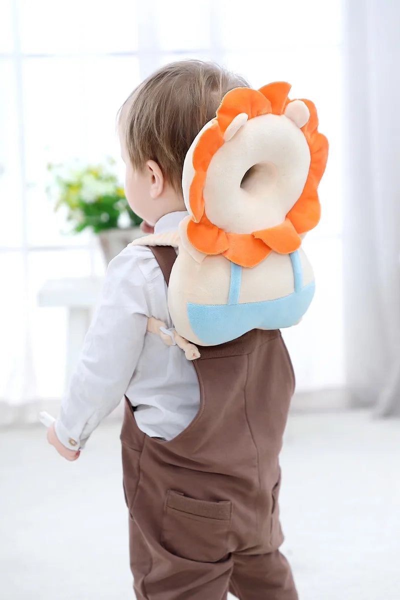 1-3T Kleinkind Baby Kopf Schutz Rucksack Kissen Sicherheit Pad Kissen Verhindern Verletzungen Cartoon Sicherheit Kissen Schützende kopfbedeckung
