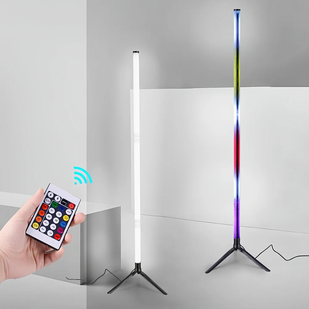 1PC RGB Stehleuchte RGB Ecke Stehleuchte Schlafzimmer Umgebungsbeleuchtung Skandinavischen Stil Farbwechsel Dimmbare Weiche Beleuchtung