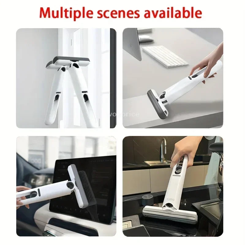 Schwamm Stroh Reinigung Kleine Reiniger Mini Mopp Leistungsstarke Squeeze Falten Hause Selbst-quetschen Boden Waschen Mops Saubere Werkzeuge