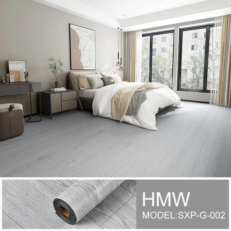 40CM verdicken Holzmaserung Boden Aufkleber industrielle Zement PVC Vinyl Boden Aufkleber selbstklebende wasserdichte Fliesen Aufkleber Home Decor