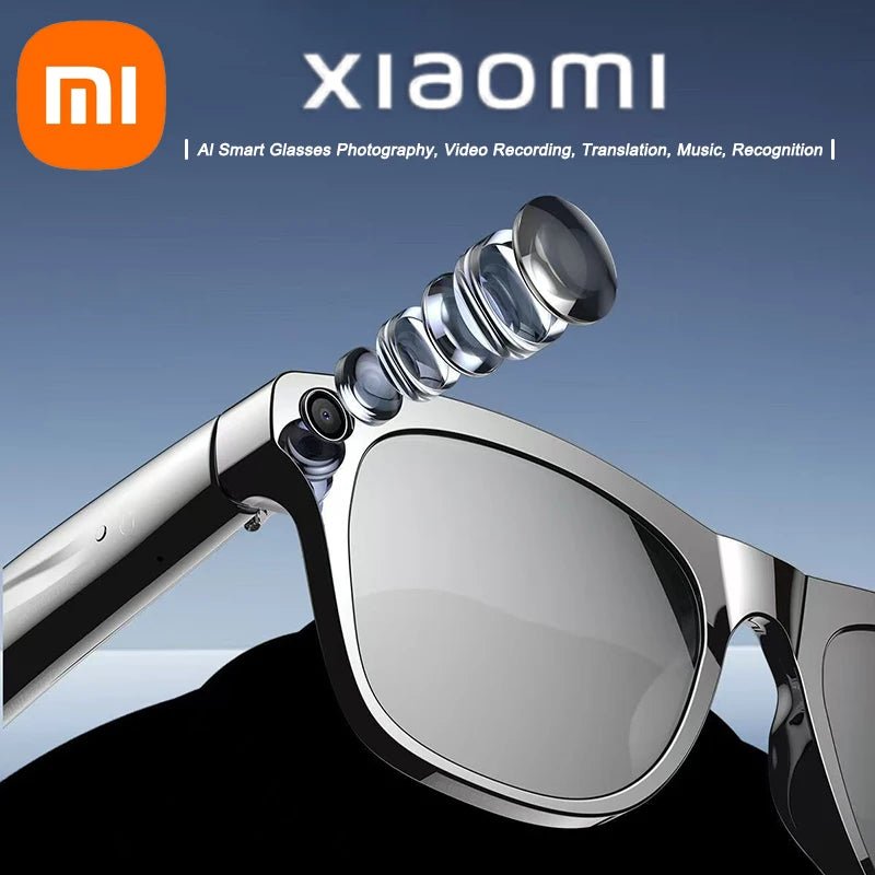Xiaomi 4KHD AI Smart Brille GPT 100mp Multifunktionale Kamera Chat Bluetooth Anruf Sprachassistent Musik Player Smart Übersetzung