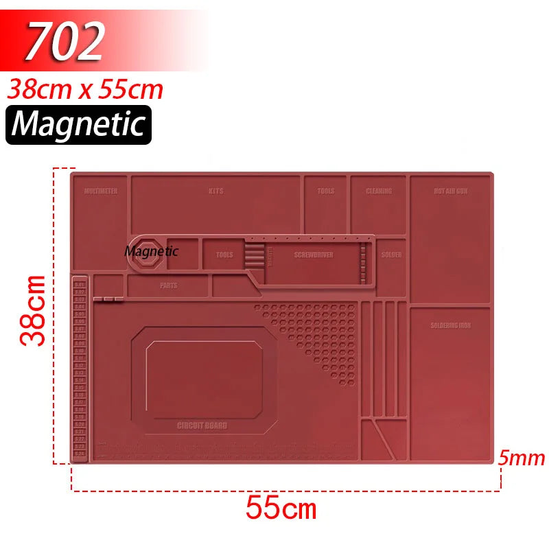 XMSJ Lötmatte Silikon - Hitzebeständig (500°C) Anti-statische Reparaturmatte für Elektronik - FUXL-Shopify