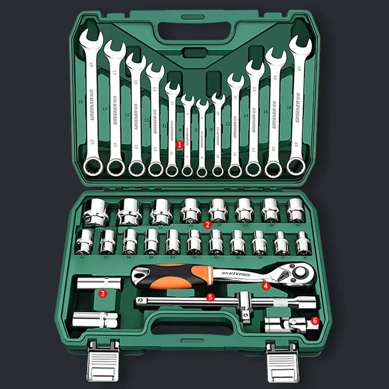 Auto Reparatur Werkzeuge Box Sets Elektriker Spanner Anti-fallen Fall Wasserdicht Stoßfest Sicherheit Teile Organizer Anti-herbst Toolbox