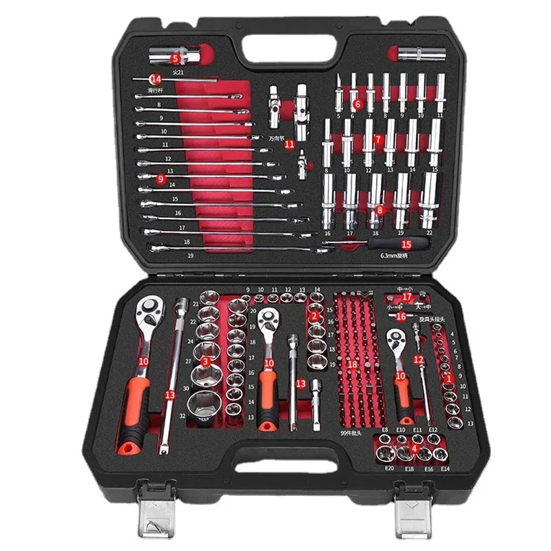 Auto Reparatur Werkzeuge Box Sets Elektriker Spanner Anti-fallen Fall Wasserdicht Stoßfest Sicherheit Teile Organizer Anti-herbst Toolbox