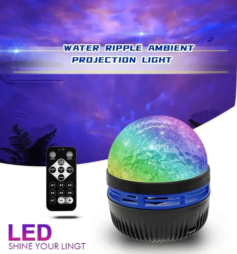 LED-Galaxie Projektor Licht mehrfarbige Fernbedienung für Schlafzimmer Dekoration Weihnachts stern Projektor Nachtlicht Neujahrs geschenk