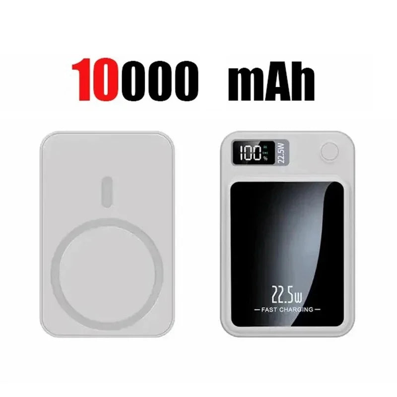 10000 mAh Drahtlose Magnetische Power Bank 22,5 W Schnelle Lade Tragbare Externe Batterie PowerBank Adapter Für iPhone Huawei Samsung