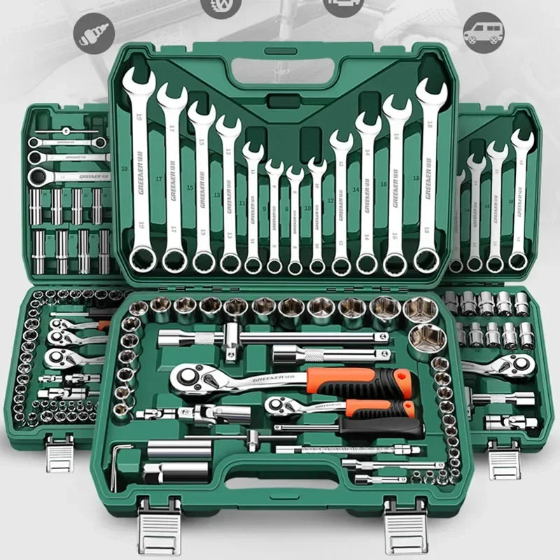 Auto Reparatur Werkzeuge Box Sets Elektriker Spanner Anti-fallen Fall Wasserdicht Stoßfest Sicherheit Teile Organizer Anti-herbst Toolbox