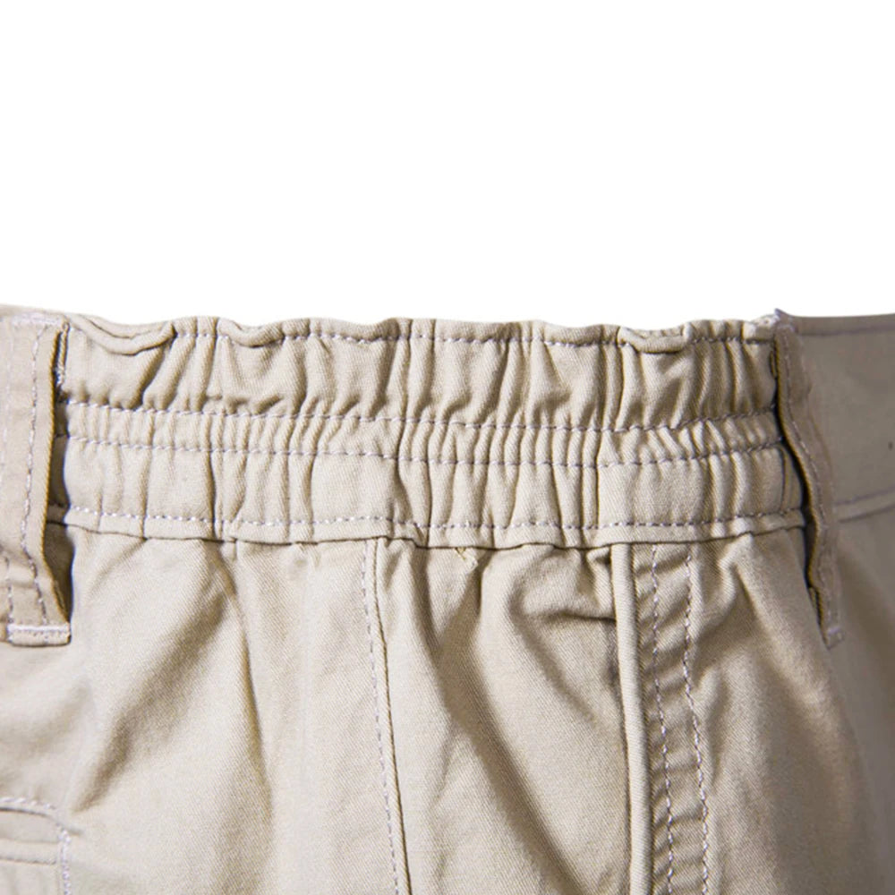 2025 neue Sommer 100% Baumwolle Solide Shorts Männer Hohe Qualität Casual Business Social Elastische Taille Männer Shorts 10 Farben Strand shorts