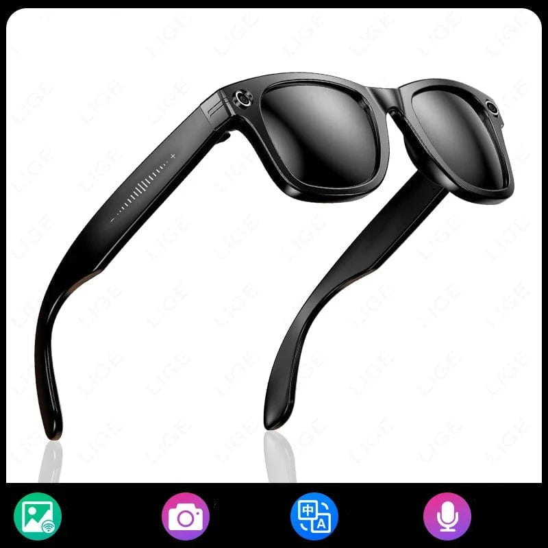 Neue 800 W Pixel Smart Brille mit AI Kamera Mikrokamera Fotografie Videoaufzeichnung Sprachanruf Übersetzung Gradient Sonnenbrille – Produktansicht