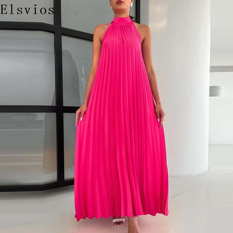 Neue 2025, Elegante Feste Schaukel Lose Party Kleid Frühling Weibliche Halter Schlank Bankett Langes Kleid Frauen Sexy Off Schulter Gala Kleid