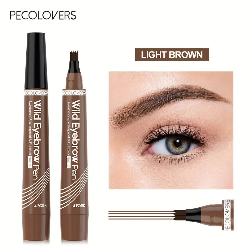 Wasserdichter Brauenstift – 4 Split Tip für natürliche Looks