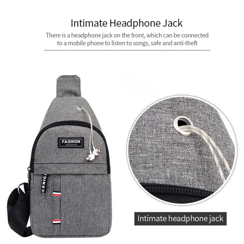 Wasserdichte Bauchtasche für Herren – Großes Fassungsvermögen, verstellbarer Gurt für Outdoor, Reisen, Laufen, Wandern & Radfahren