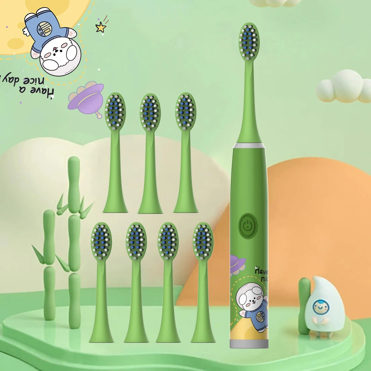 Kinder-Reinigungs bürste für weiches Haar (Batterie nicht einges ch lossen) - FUXL-Shopify