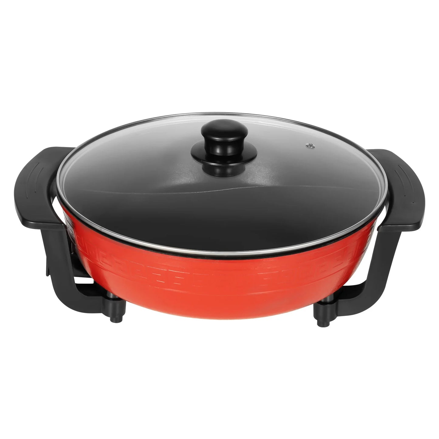 6L Haushalts-Hot Pot 1360 W 220 V elektrischer Kochtopf Bratpfanne Eintopftopf 2 Fächer Antihaft-Hotpot Temperatur einstellbar
