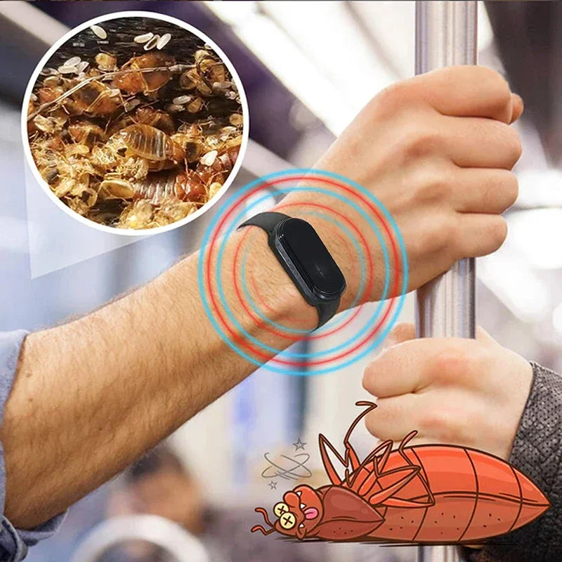 Xiaomi Mückensichere Uhr, tragbar, für Outdoor-Camping, Silikon, mückenabweisende Uhr, um Mückenstiche zu verhindern