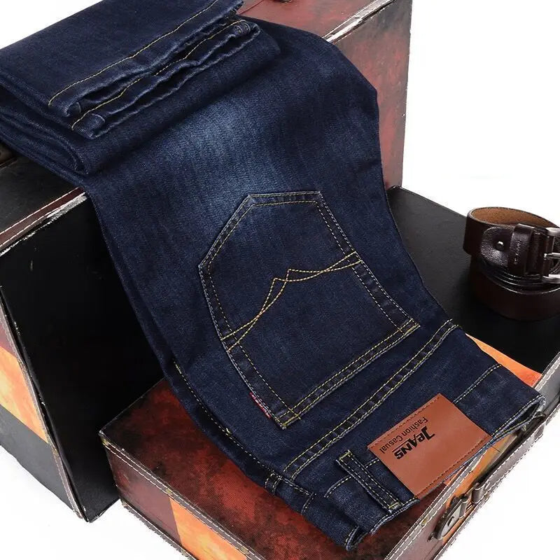 2025 Herren Stretch Jeans – Klassisch, Elastisch & Bequem | Business & Freizeit