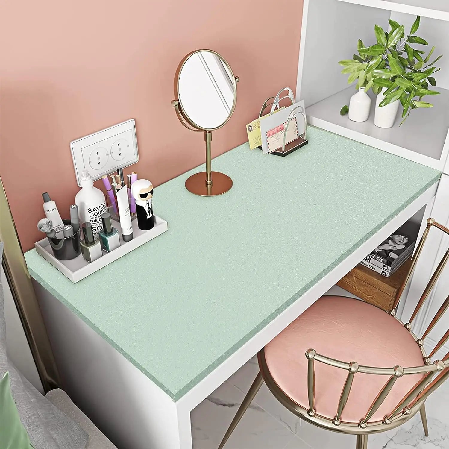 55 cm Breite, grün, matt, selbstklebende Folienaufkleber, verdickte Möbel, Küchenschränke, Tische, Wand, DIY - Renovierungstapete - FUXL - Shopify