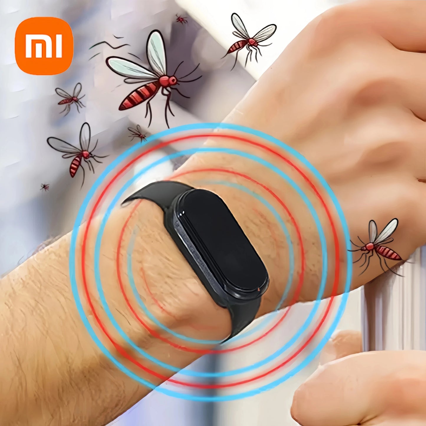 Xiaomi Mückensichere Uhr, tragbar, für Outdoor-Camping, Silikon, mückenabweisende Uhr, um Mückenstiche zu verhindern