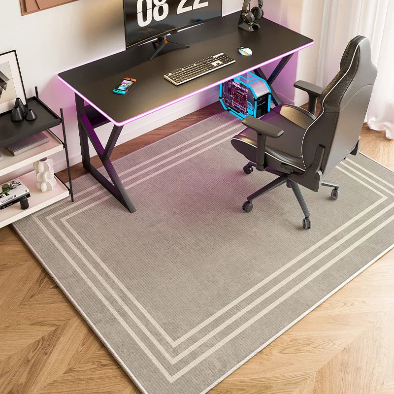 VIKAMA Drehbare Computerstuhlmatte, Schalldämmung des Gaming-Stuhls, Fußpolster für Schlafzimmer und Arbeitszimmer, Heimdekoration