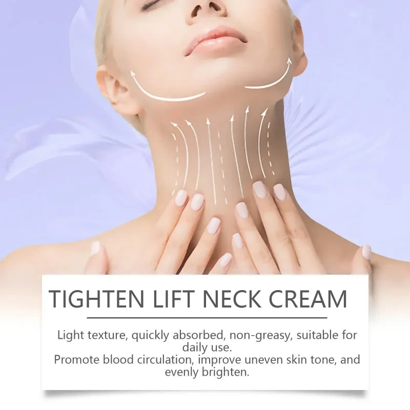 Anti-Aging Halscreme – Straffend & Glättend – Pflege gegen Falten & dunkle Haut – Intensiv Feuchtigkeitsspendend mit Aufhell-Effekt