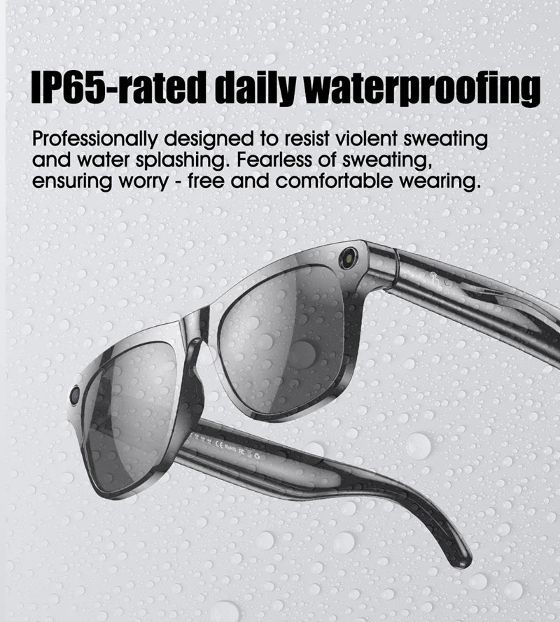 Xiaomi 4KHD AI Smart Brille GPT 100mp Multifunktionale Kamera Chat Bluetooth Anruf Sprachassistent Musik Player Smart Übersetzung