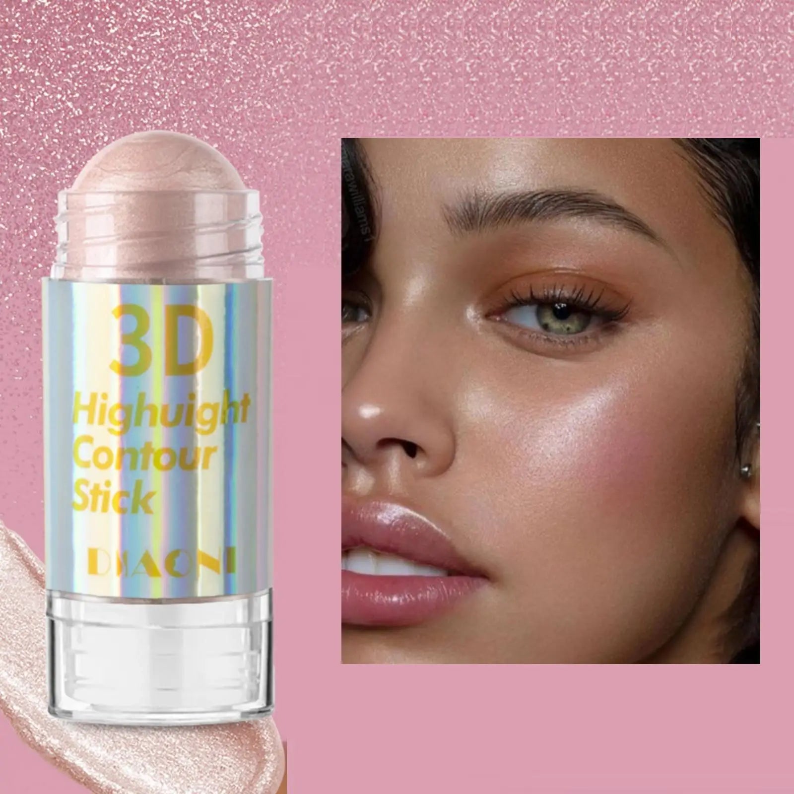 6 farben 3D Gesicht Erhellen Highlighter Bar Kosmetische Gesicht Kontur Bronzer Schimmer Highlighter Stick Concealer Creme Make-Up-tool - FUXL-Shopify