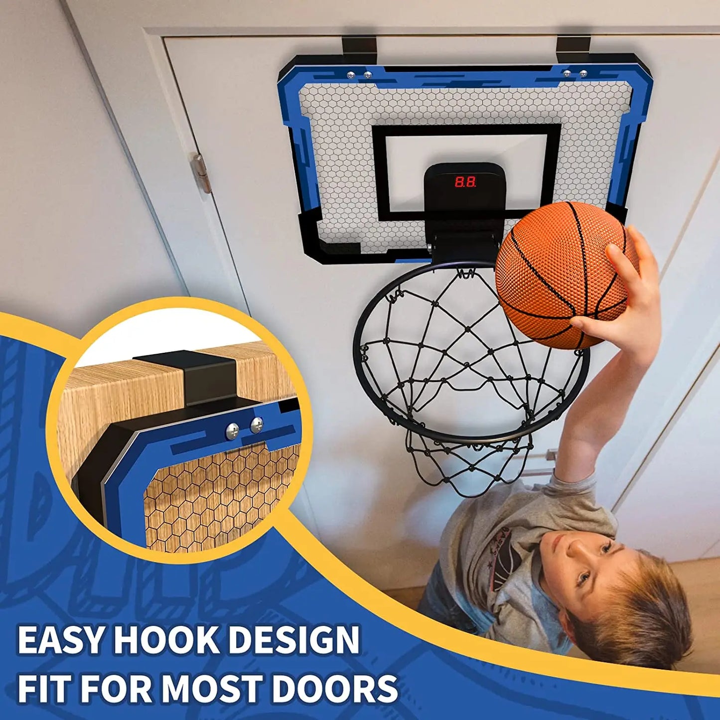 Ring Basketballkorb Wand-montiert Indoor Training Hause Kinder Basketball Spielzeug Mini Basketballkorb Set Für Kinder Spiele Im Freien