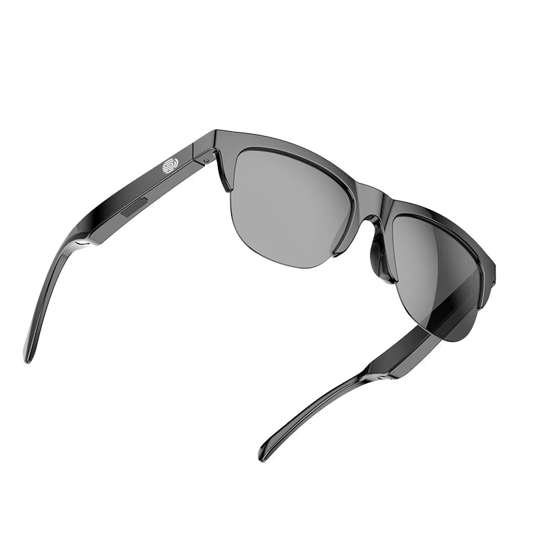 Intelligente Bluetooth-Brille auf Touch-Basis mit Knochenleitung für Outdoor-Sportanrufe, Sonnenbrillen, kabellose Business-Kopfhörer