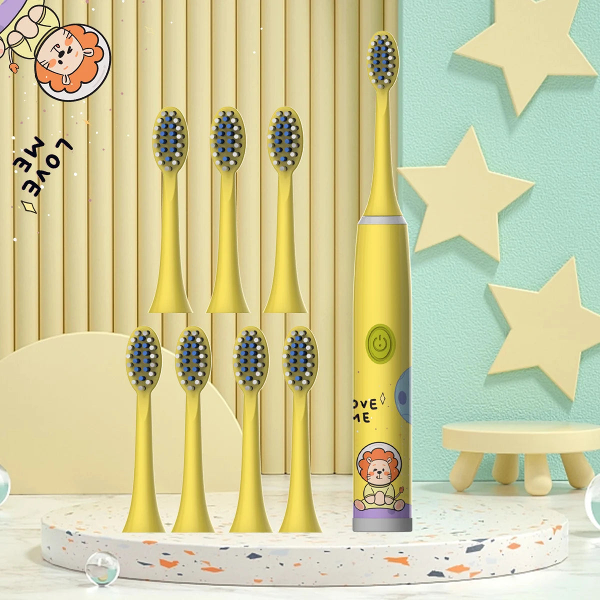 Kinder-Reinigungs bürste für weiches Haar (Batterie nicht einges ch lossen) - FUXL-Shopify
