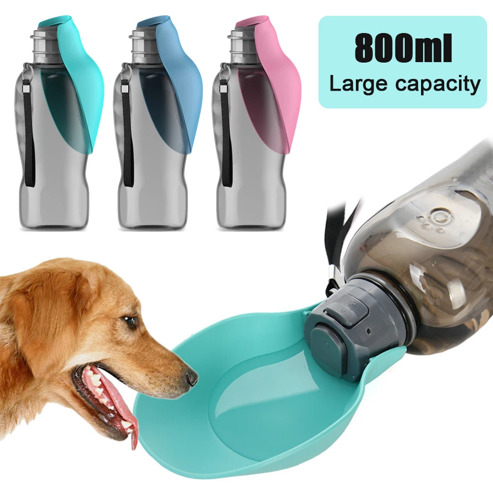 Holapet Hundenapf Trinkflasche – Auslaufsicherer Outdoor-Wasserspender für Hunde & Katzen - FUXL-Shopify