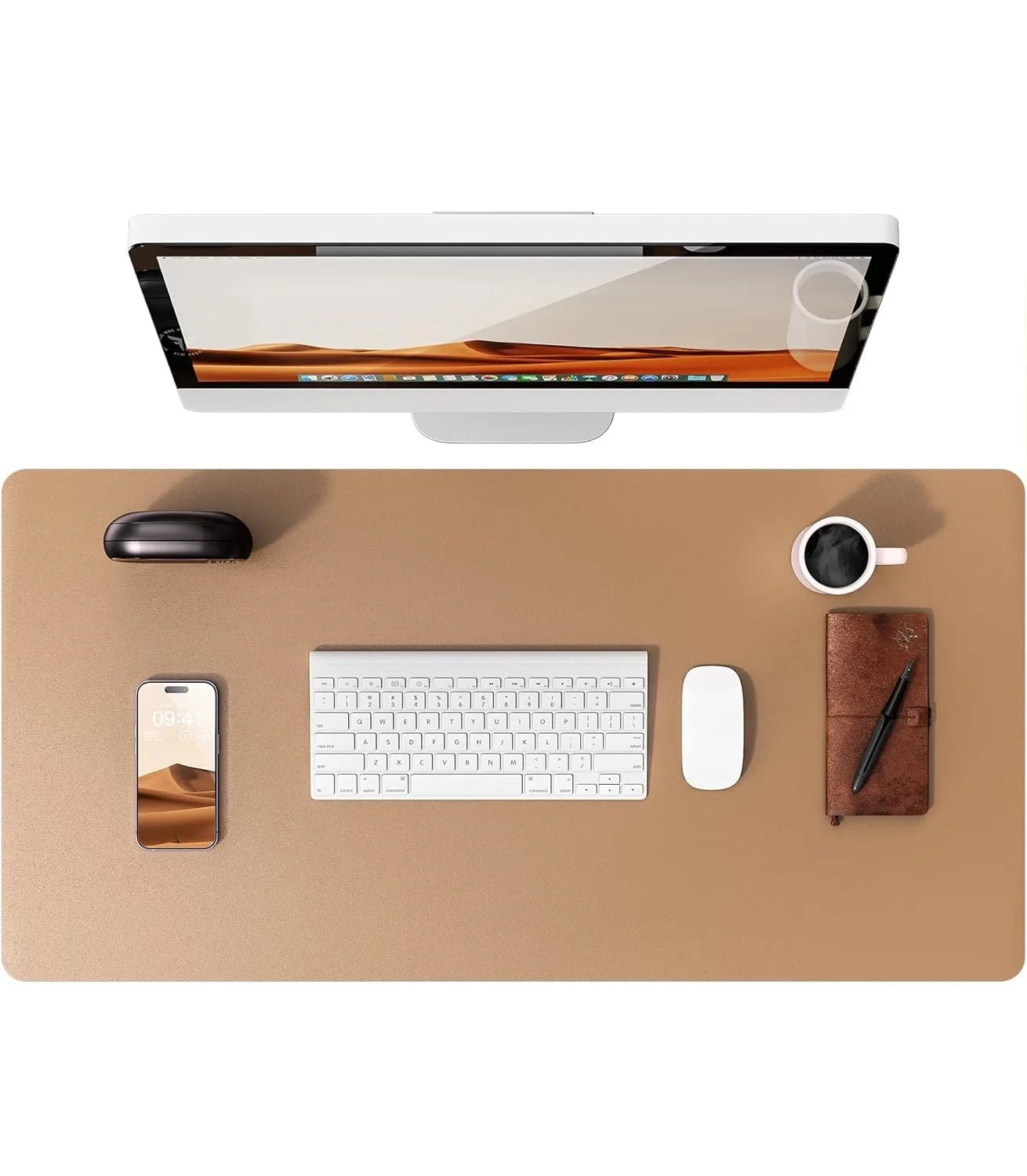 Schreibtischunterlage aus Leder | Computermatte für den Schreibtisch | Großes Mauspad und Tastaturmatte | Schreibtischschutz für das Büro - FUXL - Shopify