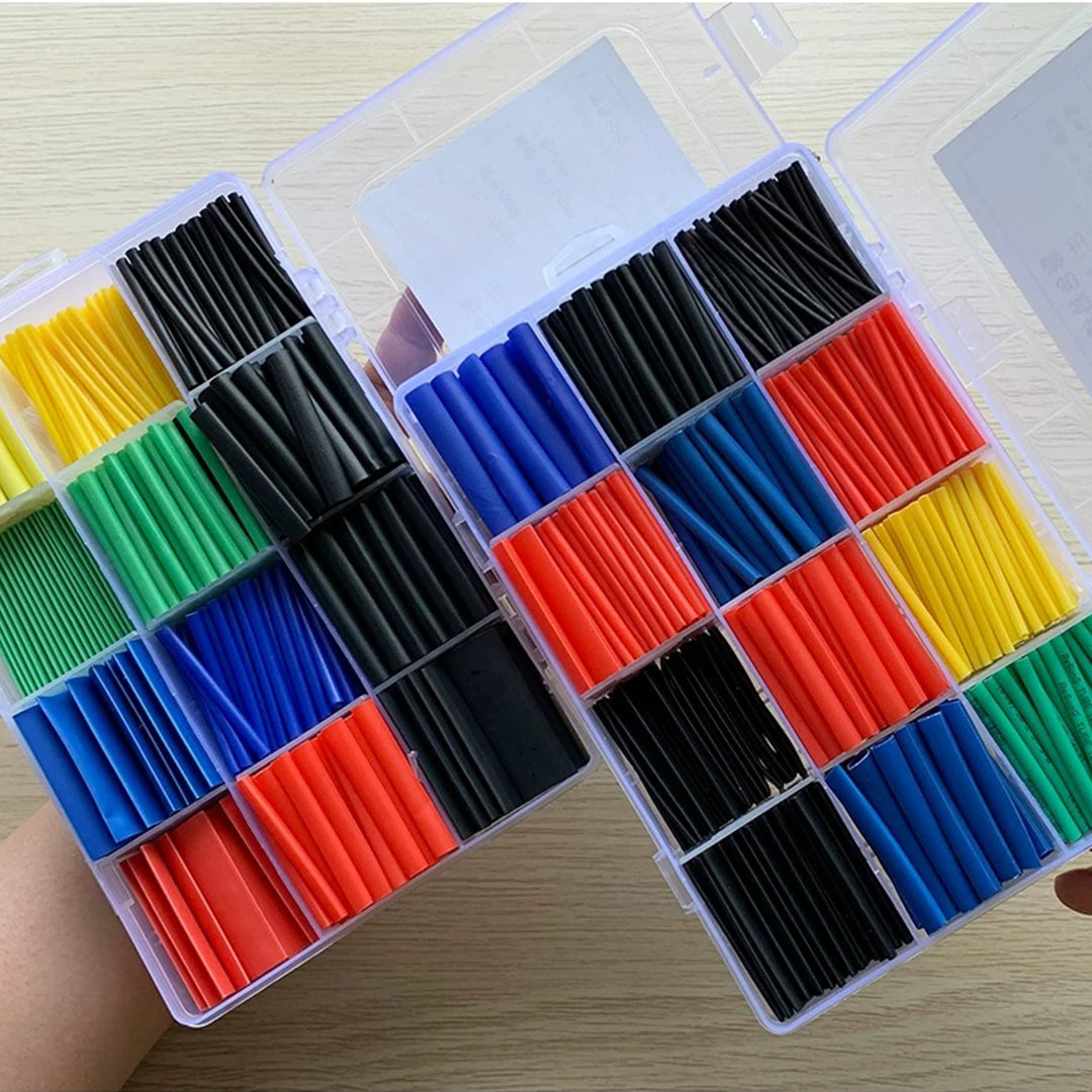 Schrumpfschlauch, thermobeständiges Rohr, Schrumpfverpackungsset, elektrischer Anschluss, Draht, Kabel, Isolierung, ummantelter Schutz