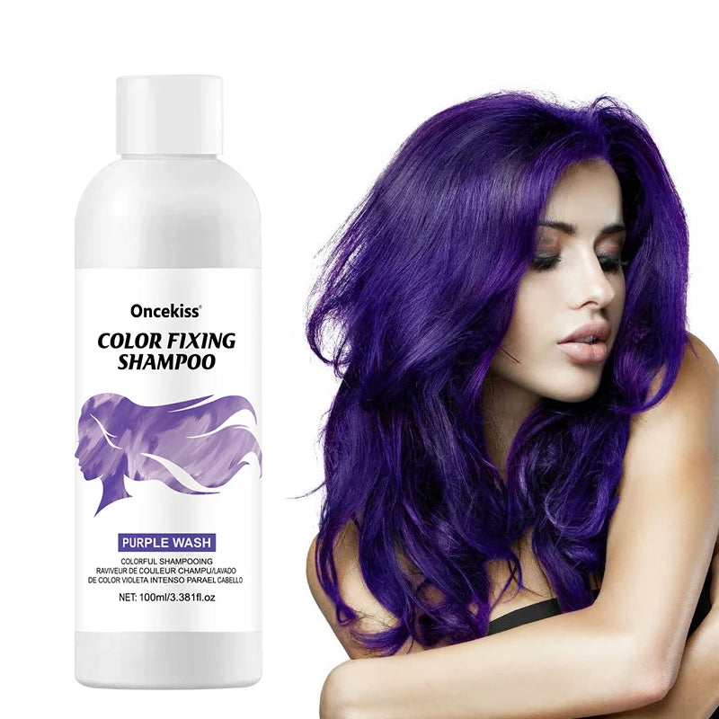 Farbglanz-Shampoo – Unsichtbare Pflege für semi-permanente Colorationen, schützt Kopfhaut & fixiert die Farbe mit reichhaltigem Schaum